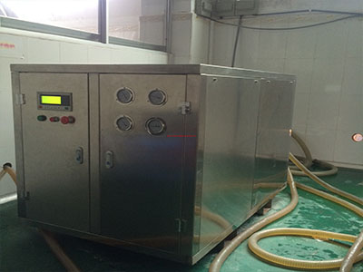 廣東綠湖香食品科技有限公司液體速冷機現(xiàn)場